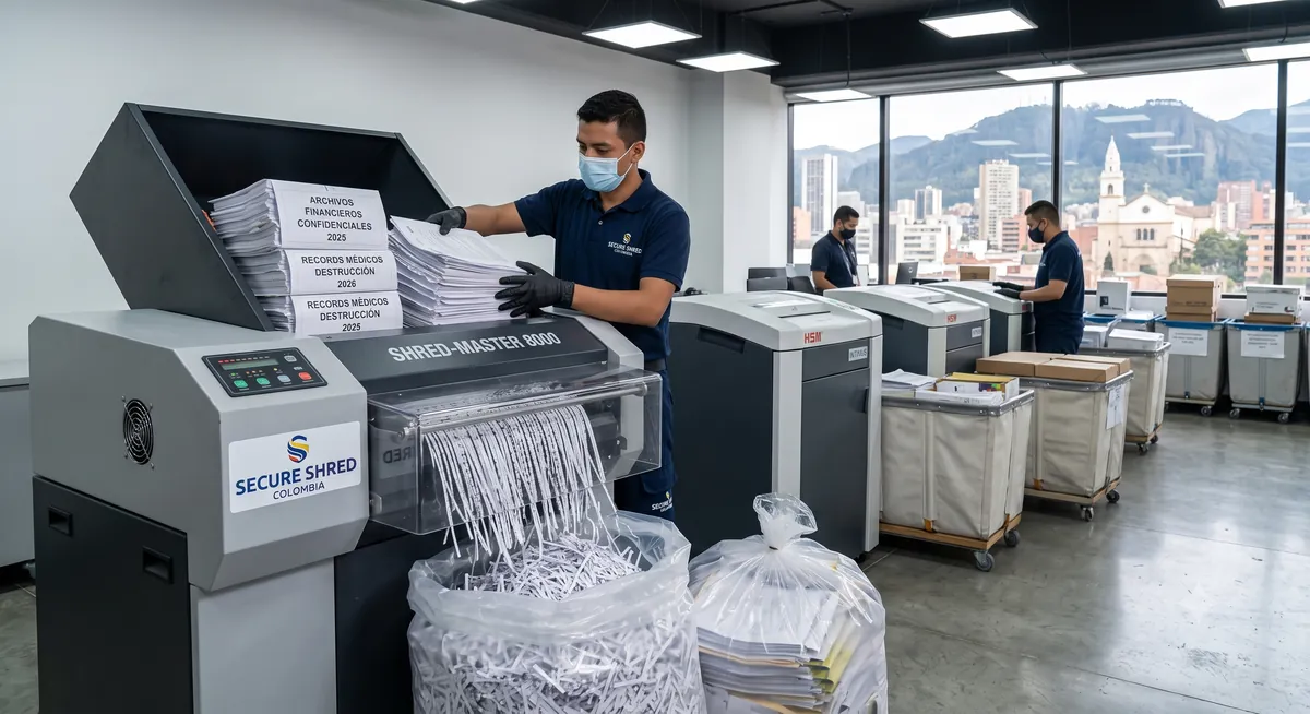 Destrucción de Documentos por Sector