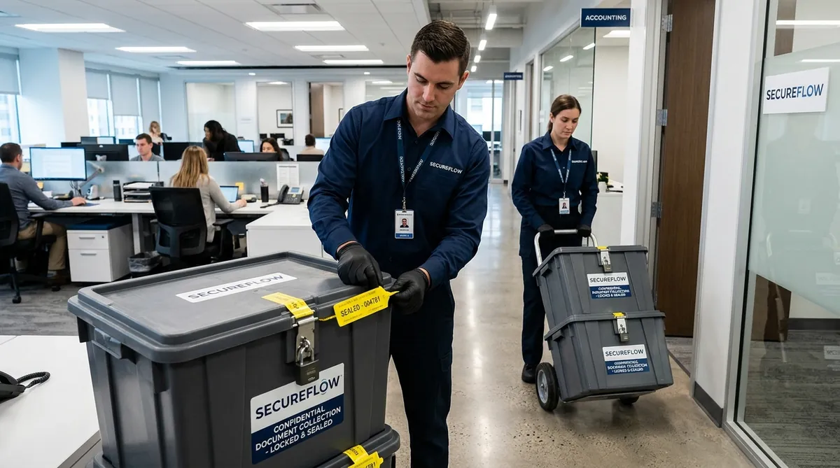 Destrucción de documentos en sus instalaciones
